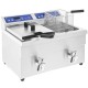 Фритюрниця Royal Catering podwójna 7000W 2x10L для швидкого приготування смачних страв