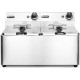 Професійна фритюрниця Kitchen Line Hendi 205839, подвійна, 2 x 8 л, 7 кВт, 230 В для закладів харчування