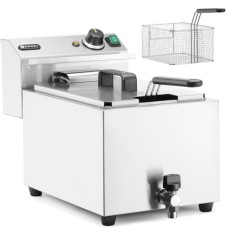 Frytownica elektryczna Hendi 209424 10 l z kranem spustowym 400 V 66000 W do kuchni