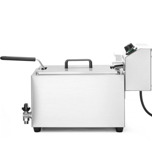 Frytownica elektryczna Hendi 209424 10 l z kranem spustowym 400 V 66000 W do kuchni