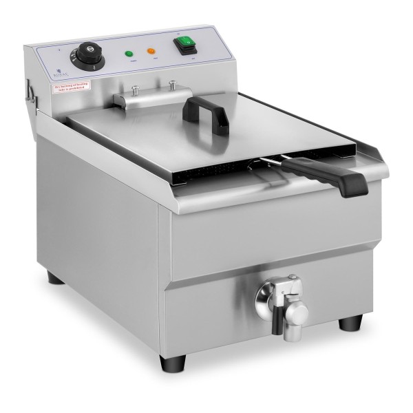Frytownica elektryczna nastawna 16L 3500W 230V z kranem gastronomiczna