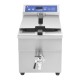 Фритюрниця Royal Catering 10L індукційна з краном, 230V для професійного смаження