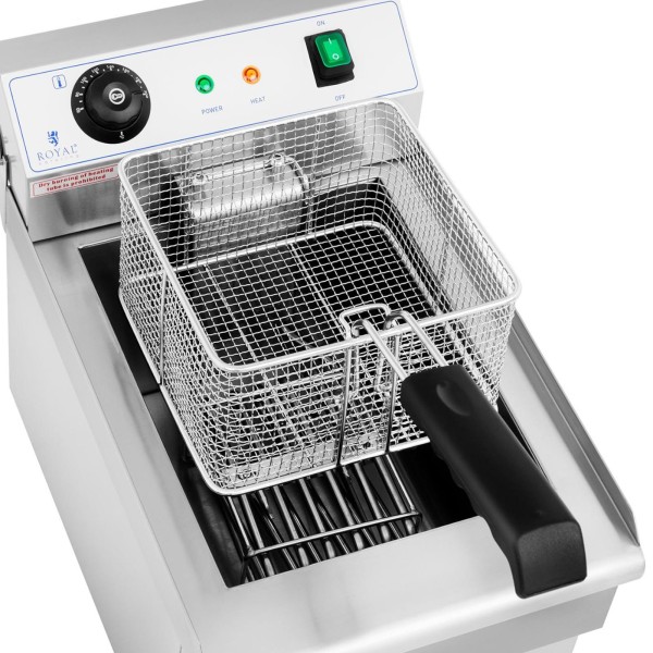 Frytownica elektryczna nastawna 3200 W 13 l z kranem spustowym 230 V