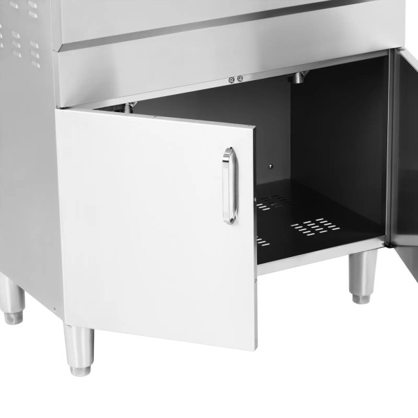 Frytownica elektryczna Amica podwójna wolnostojąca z szafką 400 V 10000 W 26 l do kuchni gastronomicznej