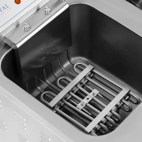 Frytownica elektryczna Amica podwójna wolnostojąca z szafką 400 V 10000 W 26 l do kuchni gastronomicznej