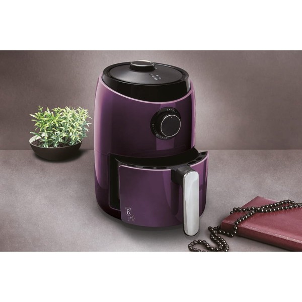 Frytownica beztłuszczowa Berlinger Haus Purple Eclipse BH-9207 mini 1.6L 1000W do kuchni