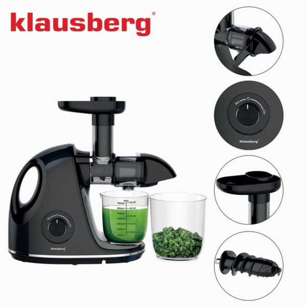 Sokowirówka Klausberg KB-7861 wolnoobrotowa do owoców i warzyw 150W cold press