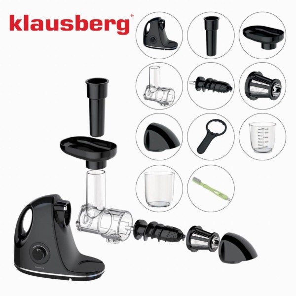 Sokowirówka Klausberg KB-7861 wolnoobrotowa do owoców i warzyw 150W cold press