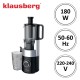 Sokowirówka wolnoobrotowa Klausberg KB-7871 do owoców i warzyw 180W Cold Press