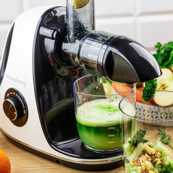 Sokowirówka wolnoobrotowa Klausberg KB-7864 do owoców i warzyw 150W Cold Press