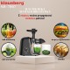 Sokowirówka wolnoobrotowa Klausberg KB-7867 do owoców i warzyw 150W cold press