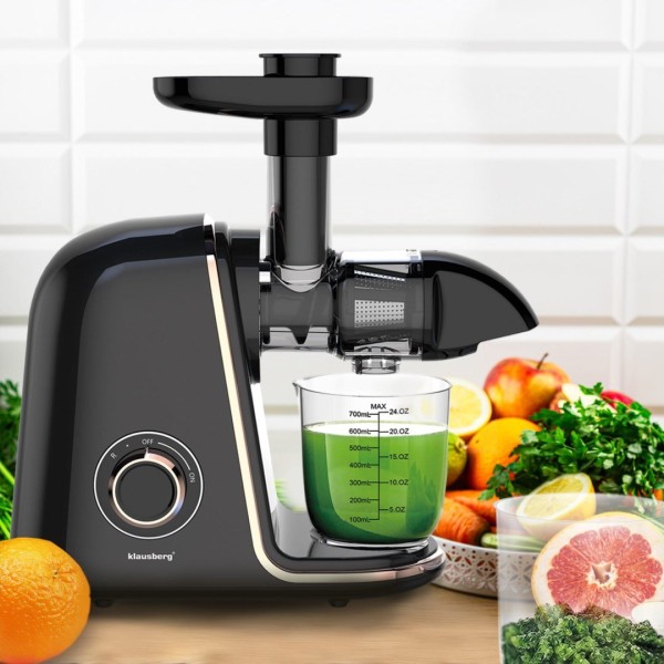 Sokowirówka wolnoobrotowa Klausberg KB-7867 do owoców i warzyw 150W cold press