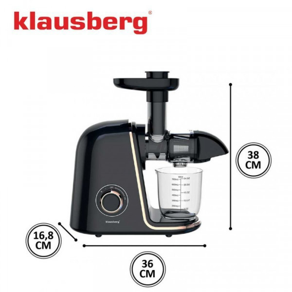 Wyciskarka do soków Klausberg KB-7867 (wolnoobrotowa)