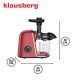 Sokowirówka wolnoobrotowa Klausberg KB-7870 do wyciskania soku z owoców i warzyw Cold Press 150W