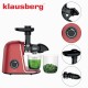 Sokowirówka wolnoobrotowa Klausberg KB-7870 do wyciskania soku z owoców i warzyw Cold Press 150W