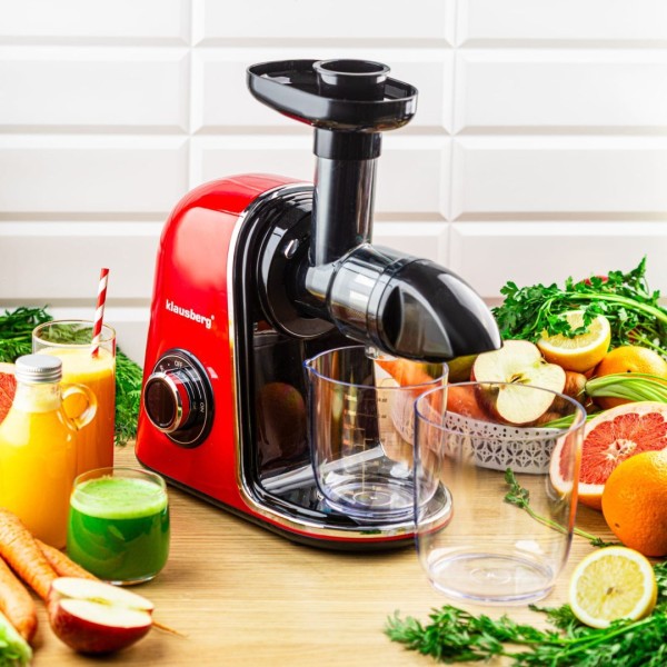 Sokowirówka wolnoobrotowa Klausberg KB-7870 do wyciskania soku z owoców i warzyw Cold Press 150W