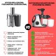 Sokowirówka wolnoobrotowa Klausberg KB-7863 do owoców i warzyw 150W cold press