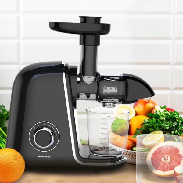 Sokowirówka wolnoobrotowa Klausberg KB-7866 do owoców i warzyw 150W Cold Press