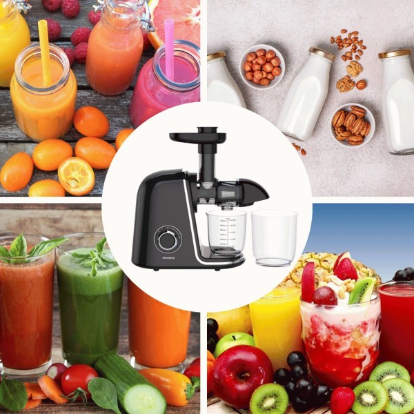 Sokowirówka wolnoobrotowa Klausberg KB-7866 do owoców i warzyw 150W Cold Press