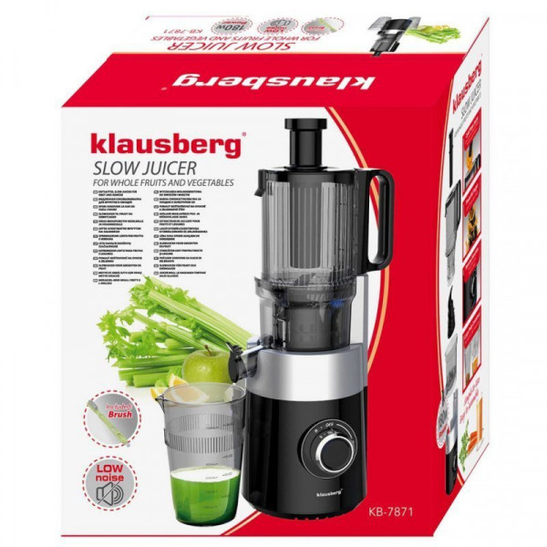 Шнекова соковижималка Klausberg KB-7871 (вертикальна)