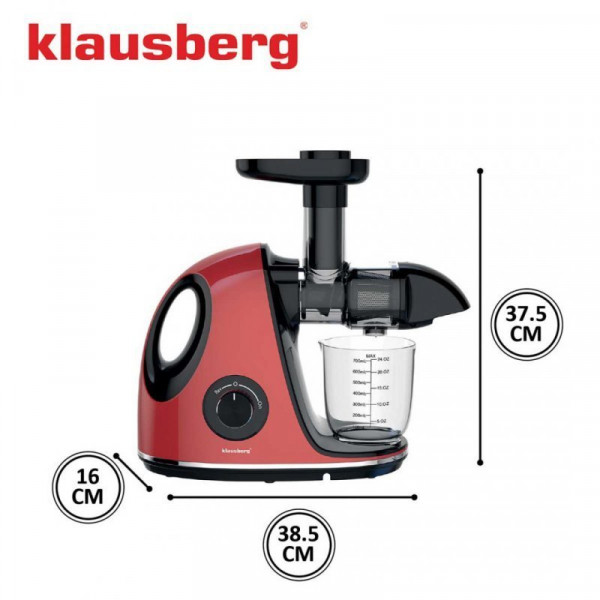 Sokowirówka wyciskarka wolnoobrotowa Klausberg KB-7865 (wolnoobrotowa)