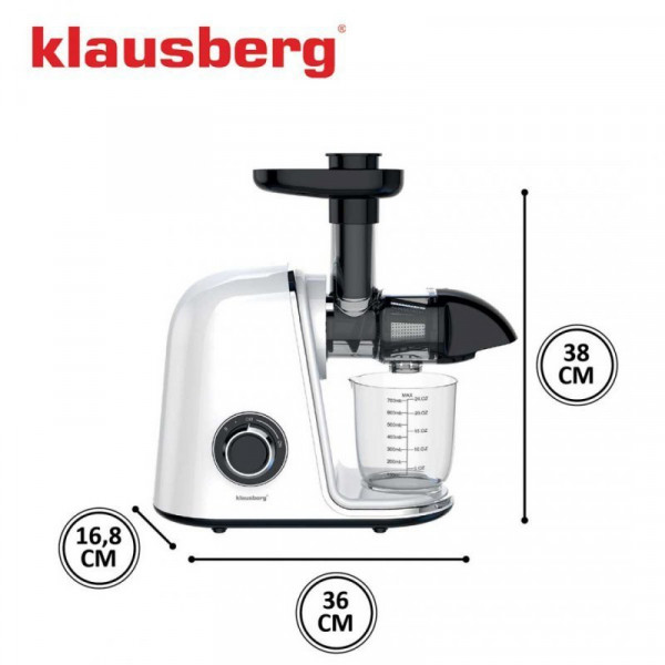 Wyciskarka wolnoobrotowa Klausberg KB-7869 (sokowirówka)