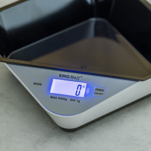 Waga kuchenna Kinghoff KH-1826 elektroniczna z misą 800 ml, dokładność 1 g, max 5 kg
