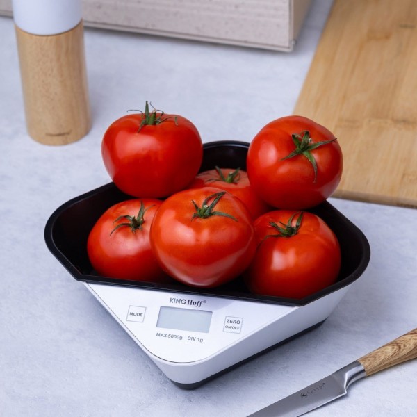 Waga kuchenna Kinghoff KH-1826 elektroniczna z misą 800 ml, dokładność 1 g, max 5 kg