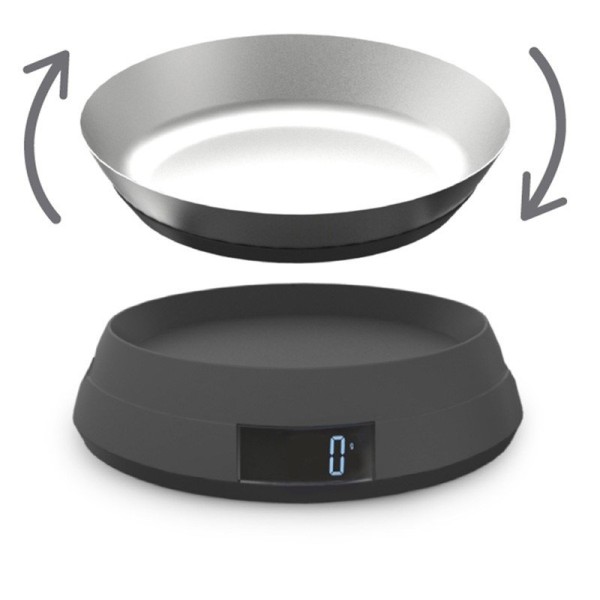 Ваги кухонні JJ-Waga cyfrowa SwitchScale, сірі, цифрові  