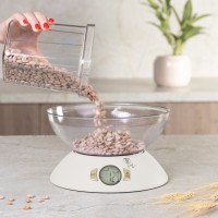 Електронна кухонна вага BerlingerHaus BH-9617 Sahara з чашею для точного зважування продуктів