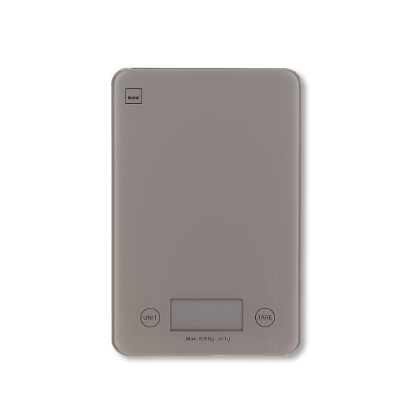 Весы кухонные KELA Pinta, Электронні, серый, 5 кг/1 г, цифровые, кухонные приборы—пример использования: точный замер ингредиентов для рецептов