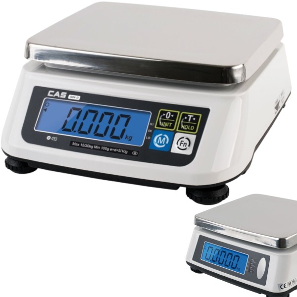 Waga kuchenna CAS 580424 z legalizacją 30kg/10g do precyzyjnego ważenia