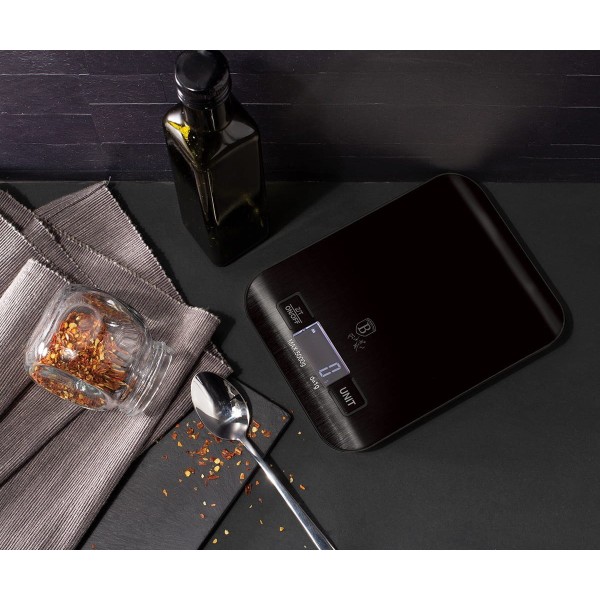 Waga kuchenna Berlinger Haus Black Silver BH-9425 ultra slim do precyzyjnego odmierzania składników