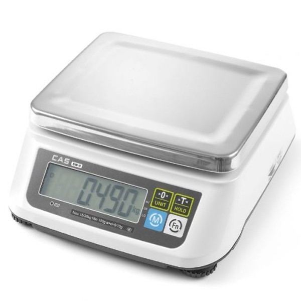 Waga kuchenna CAS Hendi 580431 z legalizacją do 15 kg precyzyjna do 2g/5g