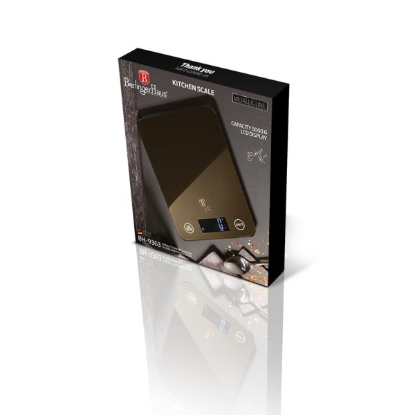 Waga kuchenna Berlinger Haus BH-9363 Ultra-Slim do precyzyjnego ważenia