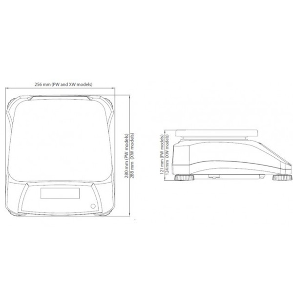 Waga kuchenna OHAUS Valor 2000 kontrolna wodoodporna IP68 30kg/5kg V22PWE30T