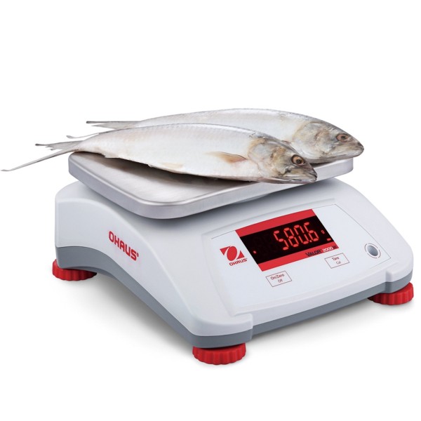 Waga kuchenna OHAUS Valor 2000 kontrolna wodoodporna IP68 30kg/5kg V22PWE30T
