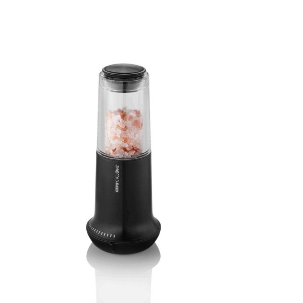 Млинок для спецій GEFU X-PLOSION® M, чорний – для меленння солі та перцю в кухні