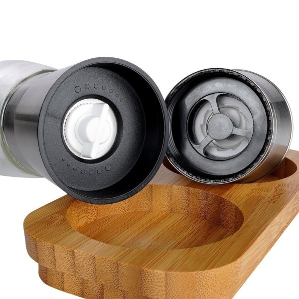 Młynek do pieprzu i soli ORION, 2x170ml, stojak, ręczny, 130228, Młynki do przypraw, Wyposażenie kuchni, Przybory i akcesoria kuchenne