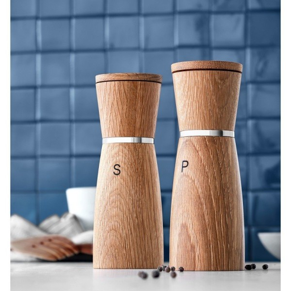 Młynek do przypraw WMF Ceramill Natura, drewniane dwusztułkowe zestawienie, 2 sztuki, Młynki do przypraw, Ceramill Natura, drewniane  
