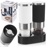 Мельник ручний Orion 155113 на підставці, набір 2 шт, для перцю та солі, кухонне обладнання