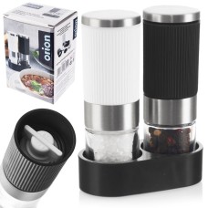 Мельник ручний Orion 155113 на підставці, набір 2 шт, для перцю та солі, кухонне обладнання
