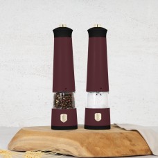 Młynek elektryczny BerlingerHaus Leonardo BH-9555, 2 шт., для солі та перцю, з автоматичним регулюванням, застосовується на кухні