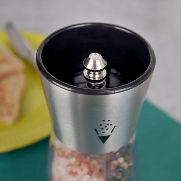 Ручний млинок, Orion, PODWÓJNY 130163 — для одночасного помолу перцю і солі, кухонний аксесуар