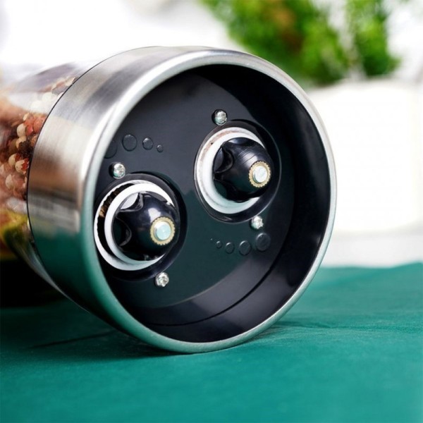 Ручний млинок, Orion, PODWÓJNY 130163 — для одночасного помолу перцю і солі, кухонний аксесуар