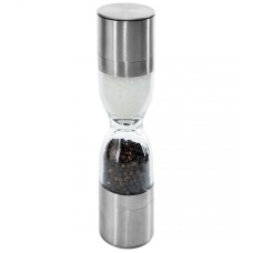 Млинок для спецій, ORION, Klepsydra 130181 — подвійнa для солі та перцю, кухонний ручний