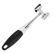 Кухонний товкач, BRUNBESTE BB-1010, двосторонній сталевий молоток для відбивання м'яса, антипоскользящий ручка