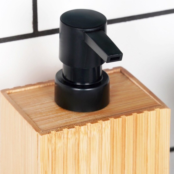 Dozownik kuchenny BATHROOM SOLUTIONS 567046 — na mydło płyn do naczyń, drewno 280 ml