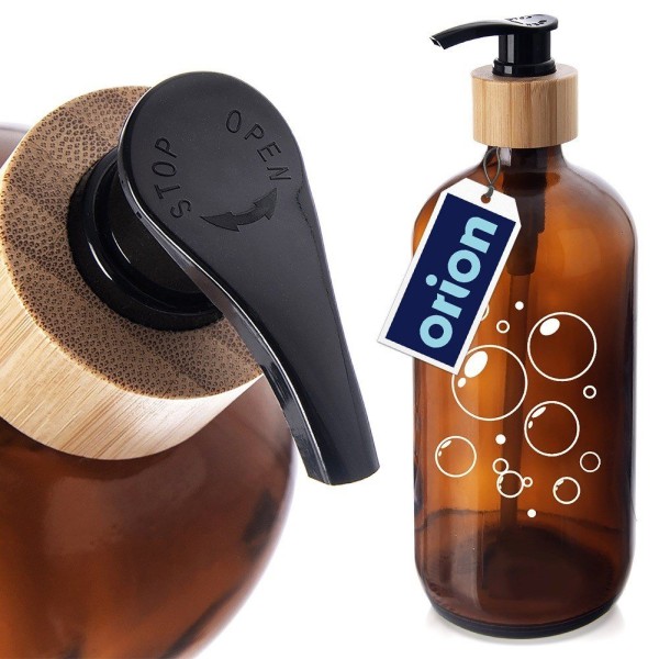 Dozownik kuchenny ORION 530791 szklany 500 ml do mydła i płynu do naczyń