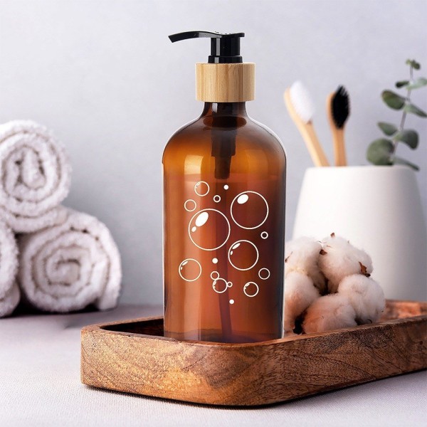 Dozownik kuchenny ORION 530791 szklany 500 ml do mydła i płynu do naczyń